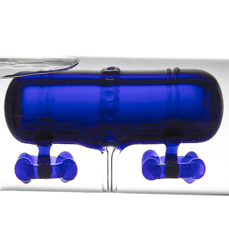 Вагон-цистерна синяя с водкой