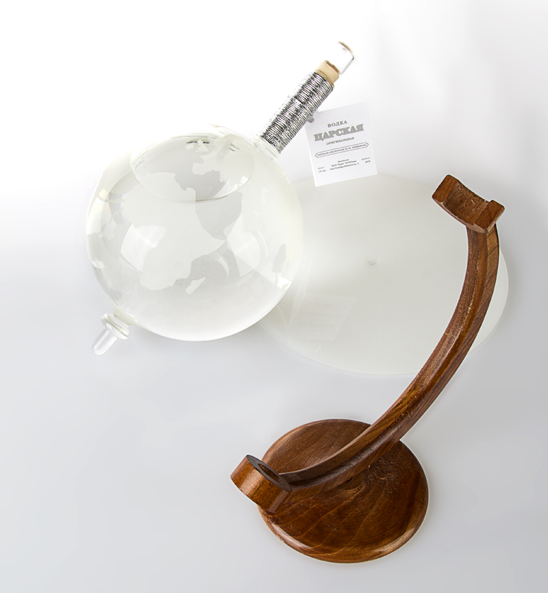 Алкогольный подарок глобус - Сувенирный глобус с водкой - Бутылка в виде глобуса с коньяком - Графин в форме глобуса с коньяком 